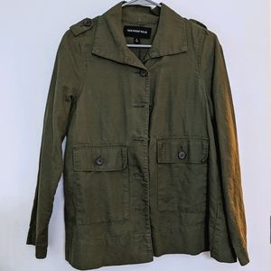 WhoWhatWear Green Cargo Jacket